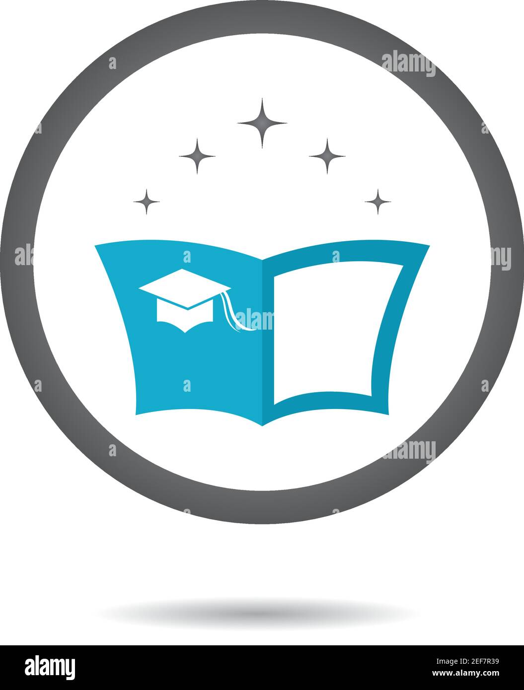 Education Logo Template vector icon illustration design Stock Vector