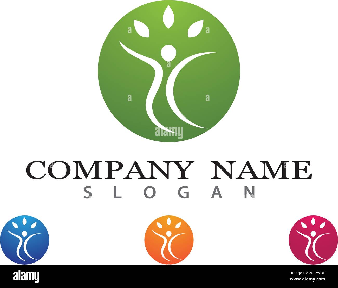 Healthy Life Logo template vector icon illustration design Stock Vector ...