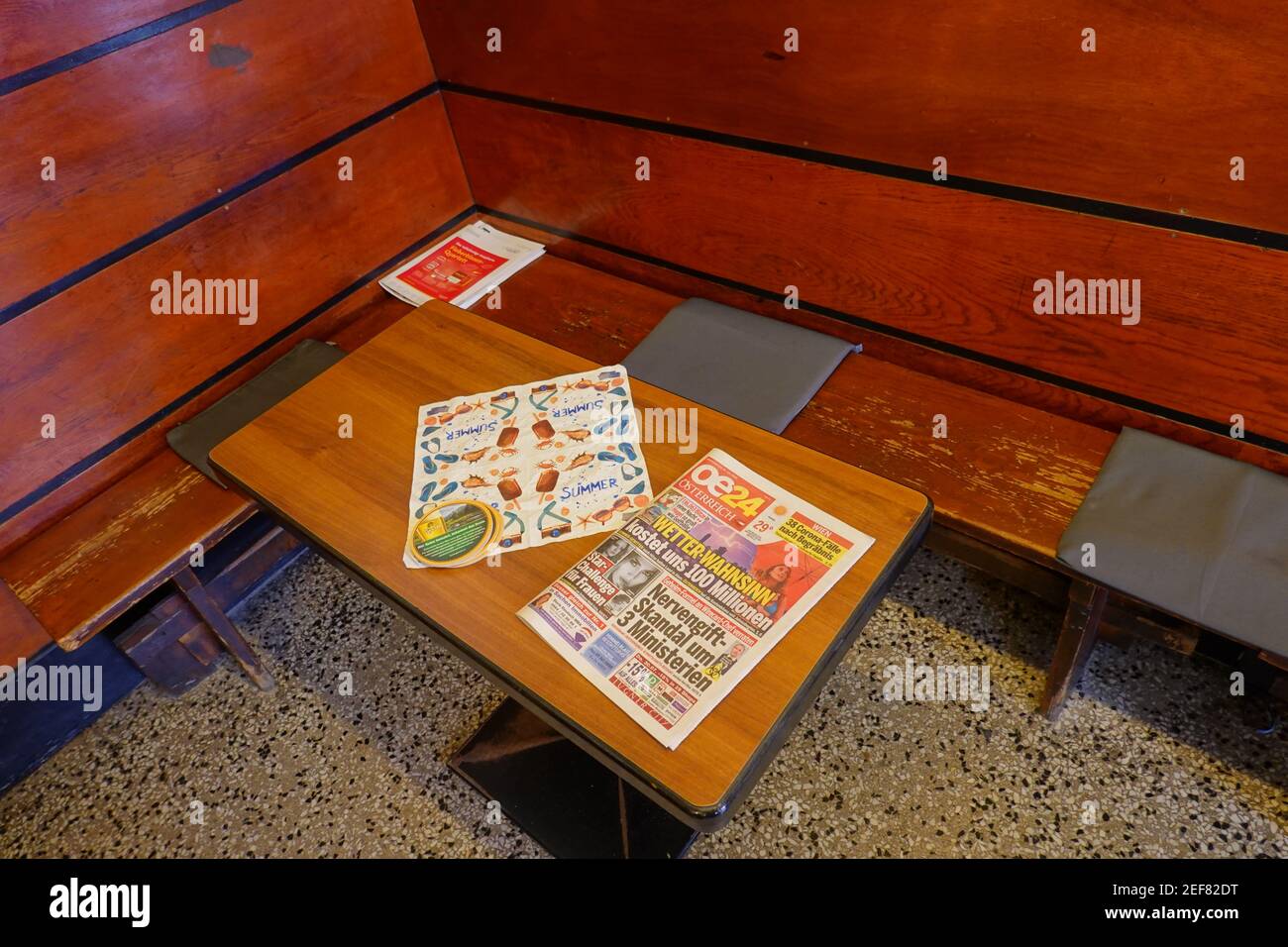 Wien, Tee- und Likörstube (Branntweiner) - Vienna, Liquur Store Stock Photo