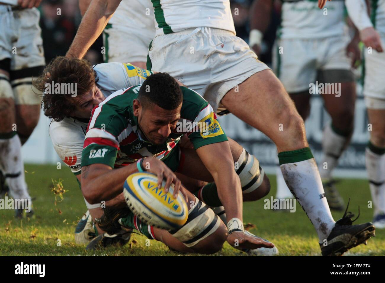 Rugby union aviva premiership leicester tigers northampton saints
