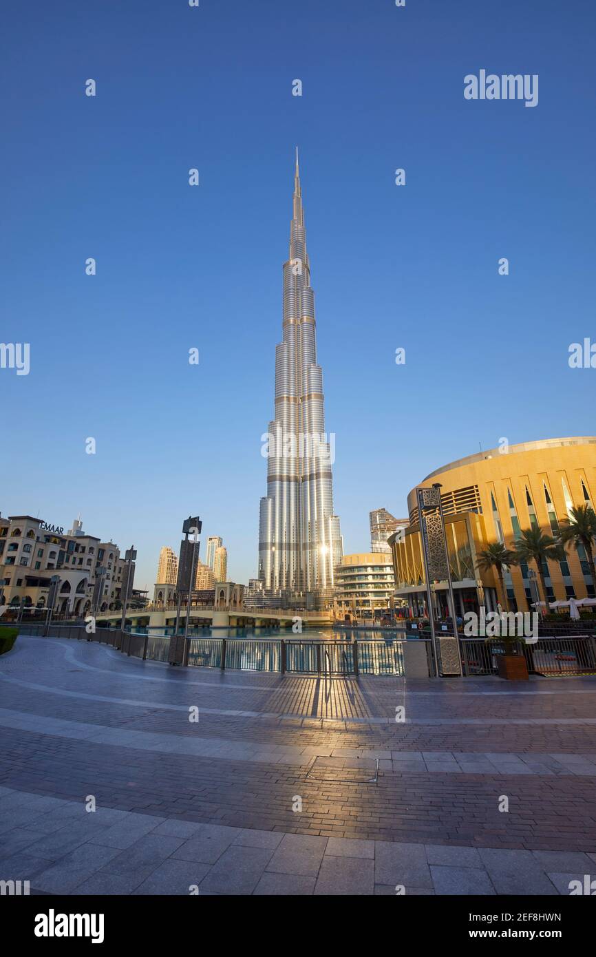 Burj Khalifa, Dubai, United Arab Emirates Stock Photo