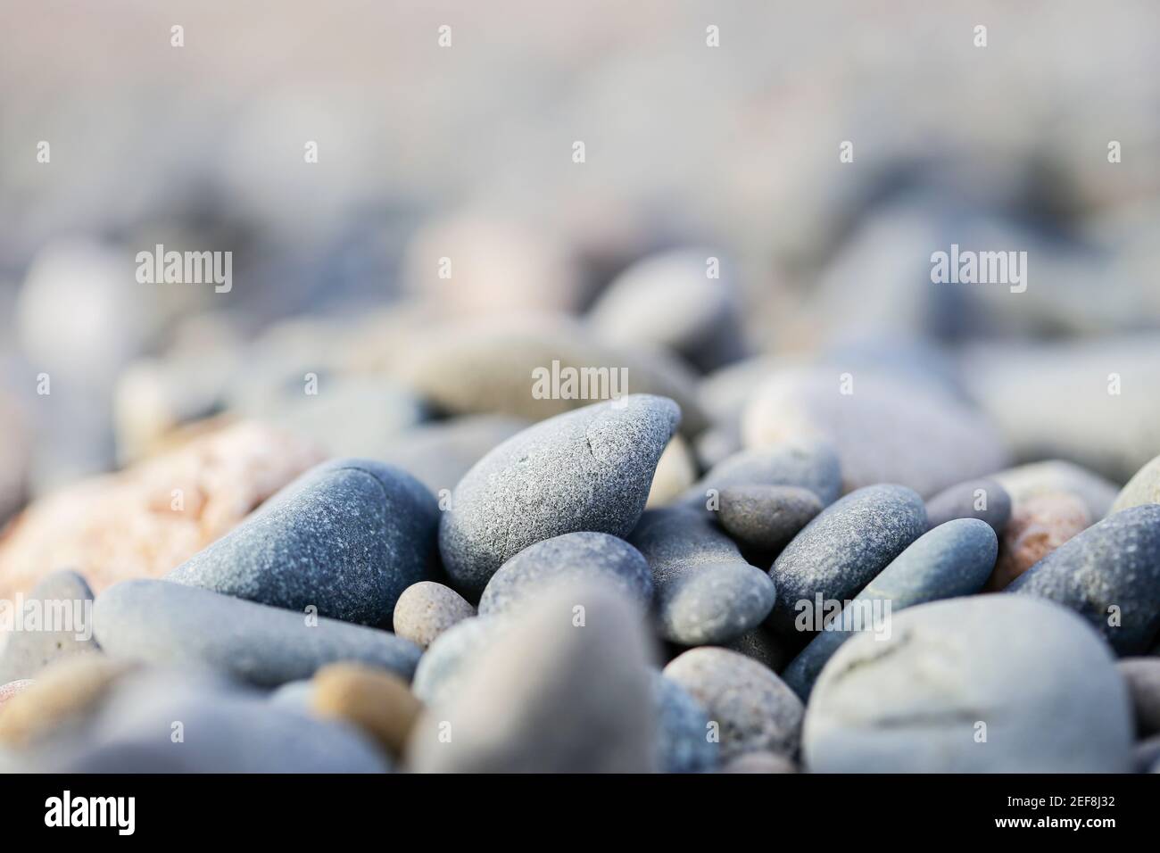 There is pebbles nice background for nature image. Stock Photo