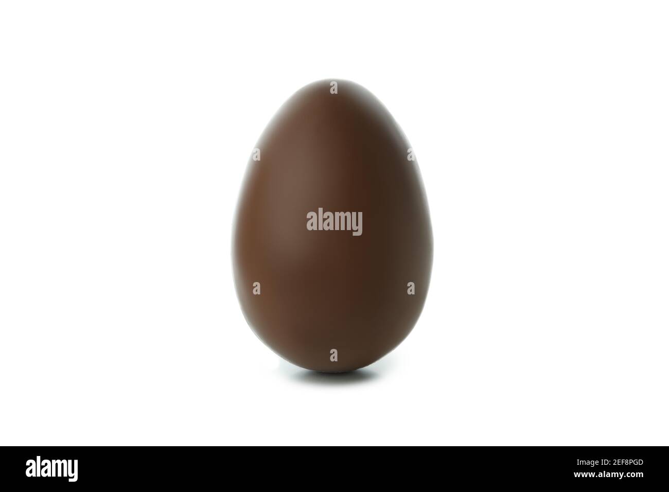 Easter chocolate egg isolated on white background Stock Photo - Alamy