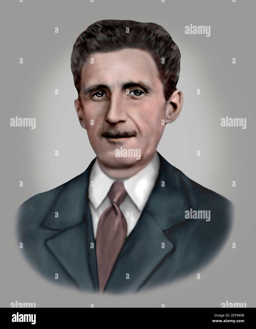 George Orwell 1903-1950 Novelist Essayist Stock Photo