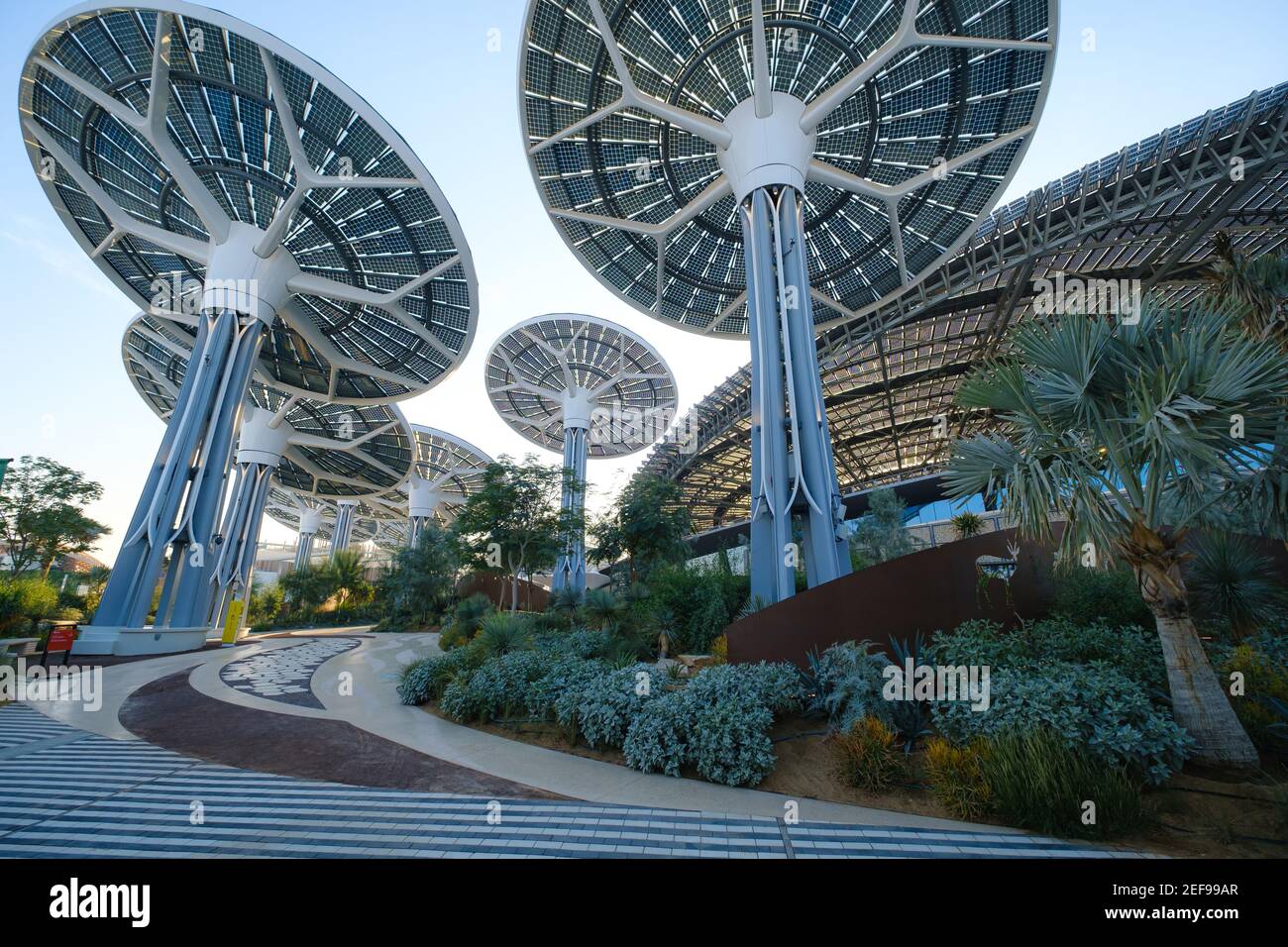 Dubai, UAE 02.13.2021 Terra Sustainability Pavilion at the EXPO 2020