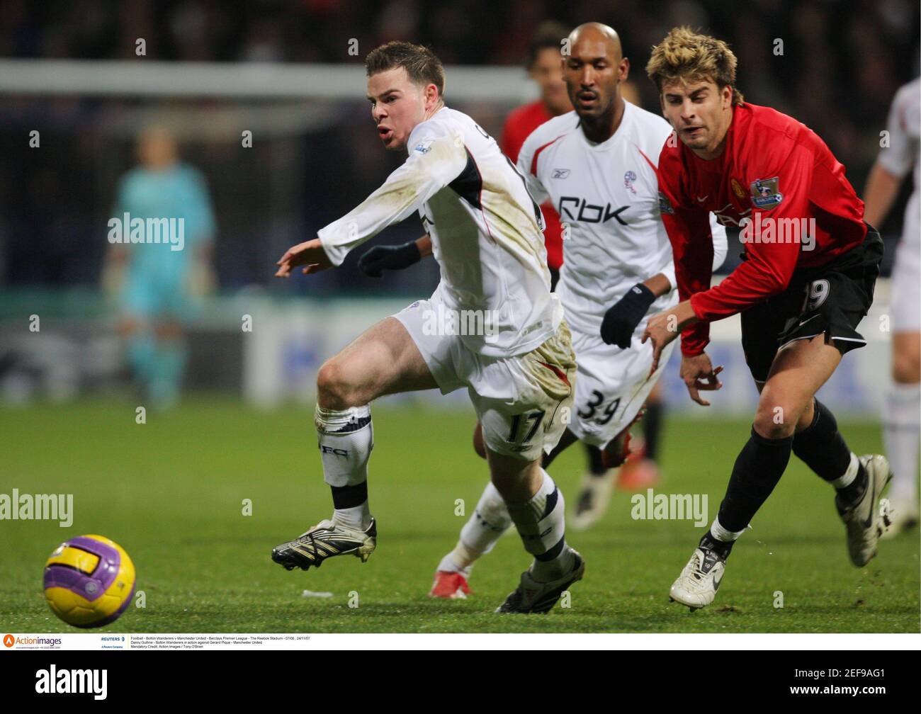 Football - Bolton Wanderers v Manchester United - Barclays Premier League -  The Reebok Stadium - 07/08 , 24/11/