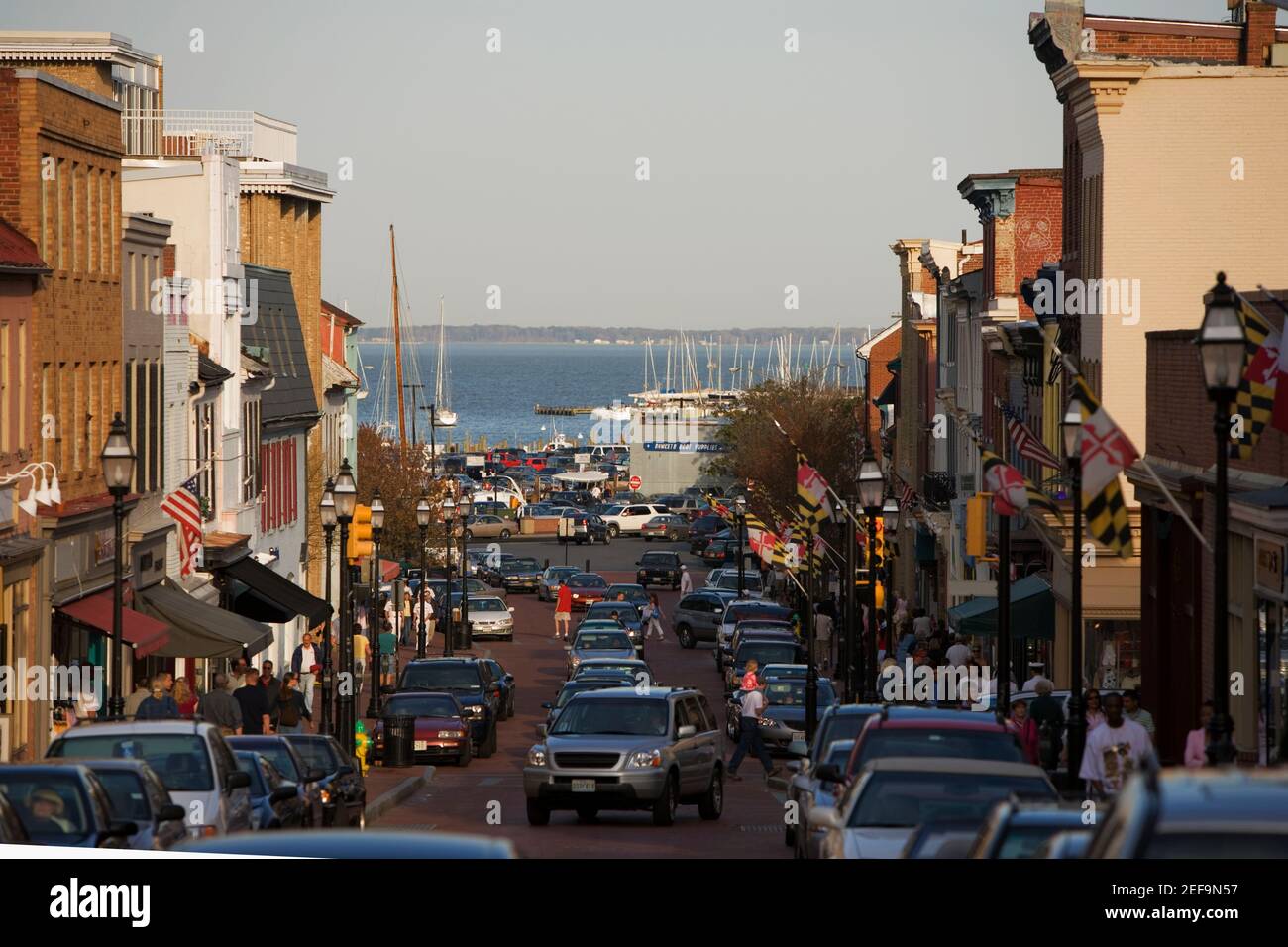 Cars on the street, Annapolis, Maryland, USA Stock Photo Alamy