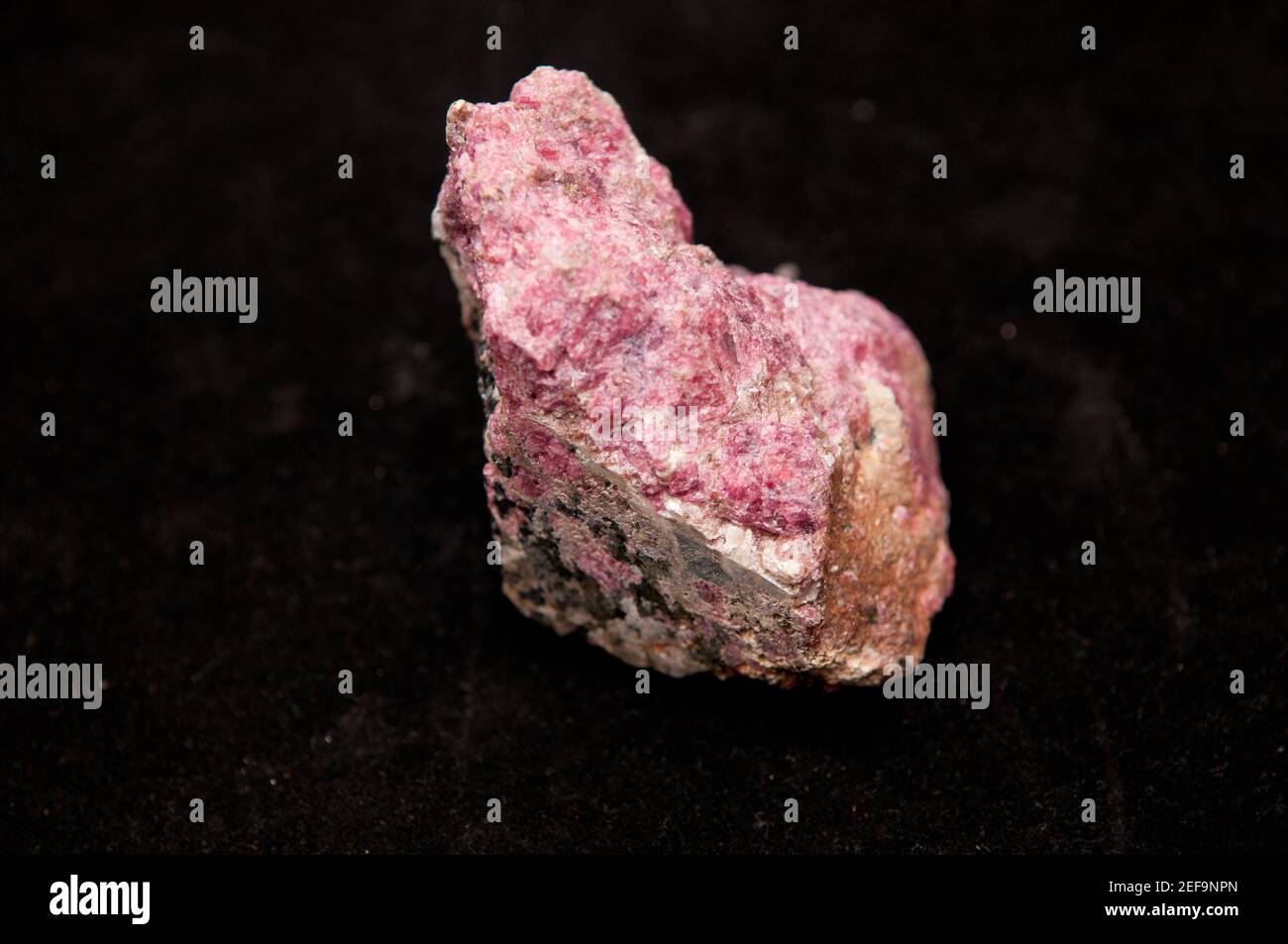 eudialyte sample mineral Stock Photo