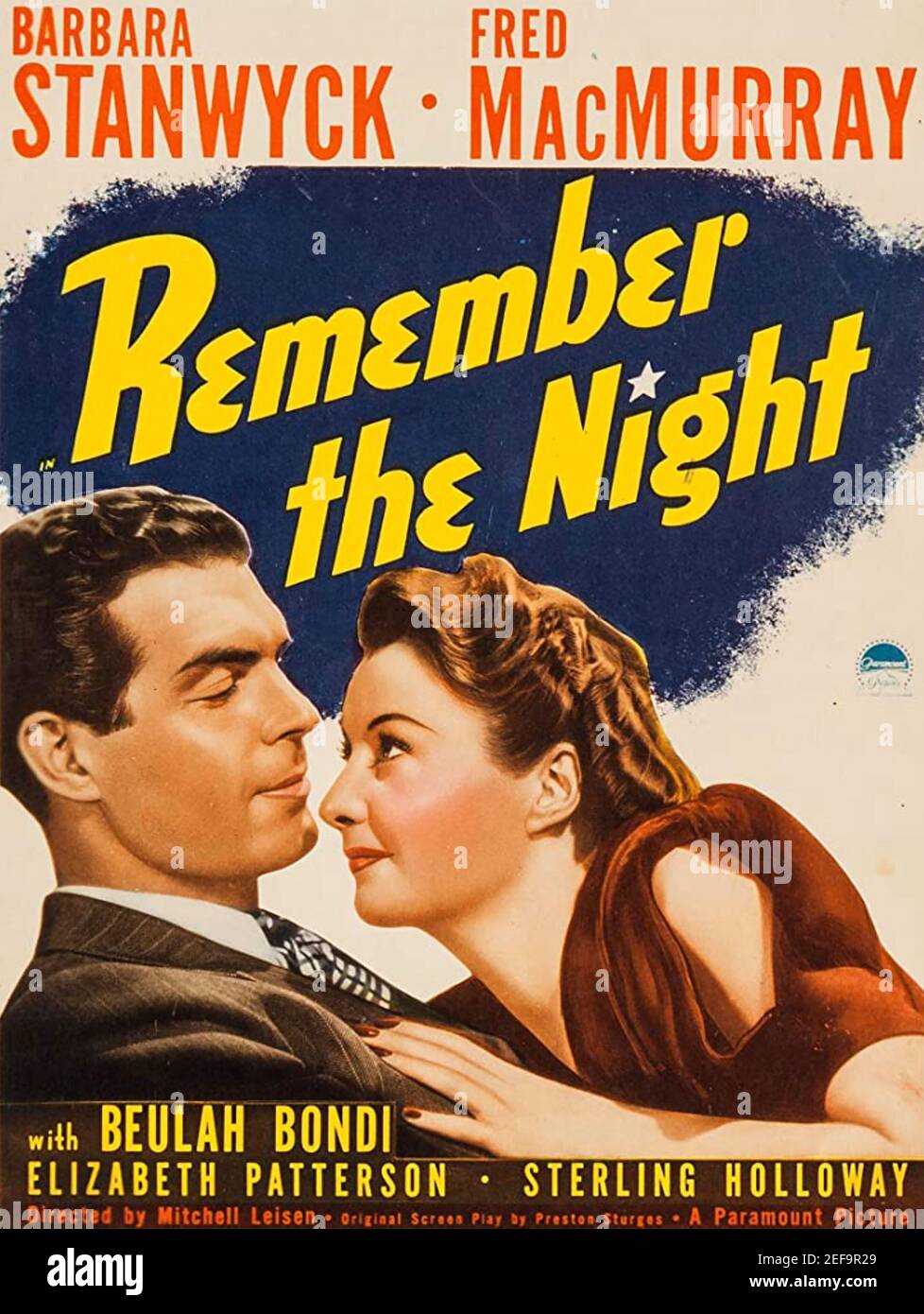 REMEMBER THE NIGHT 1940 Paramount Pictures film with Barbara Stanwyck ...