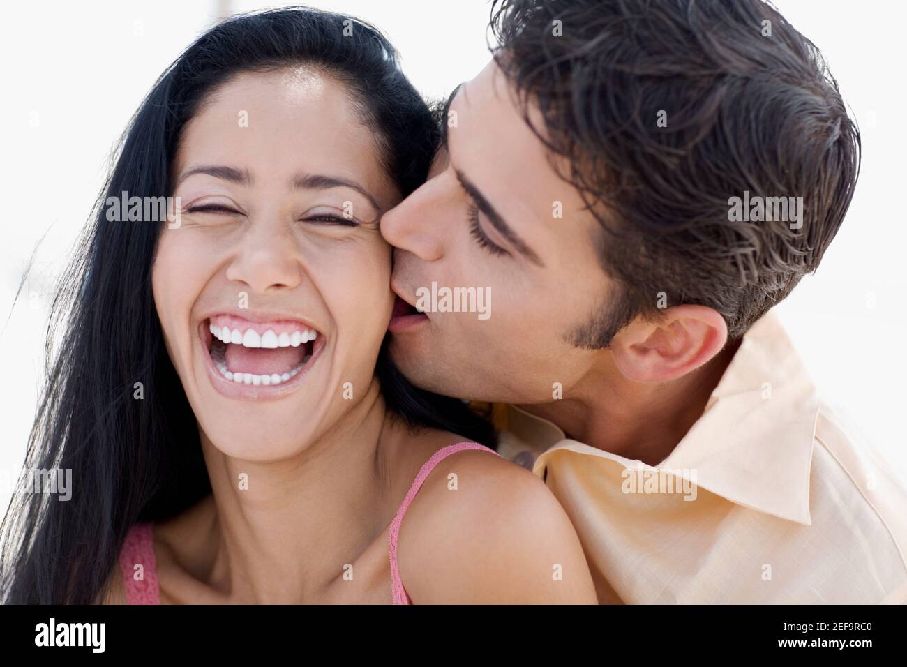 Man woman kiss affair hi-res stock photography and images - Alamy