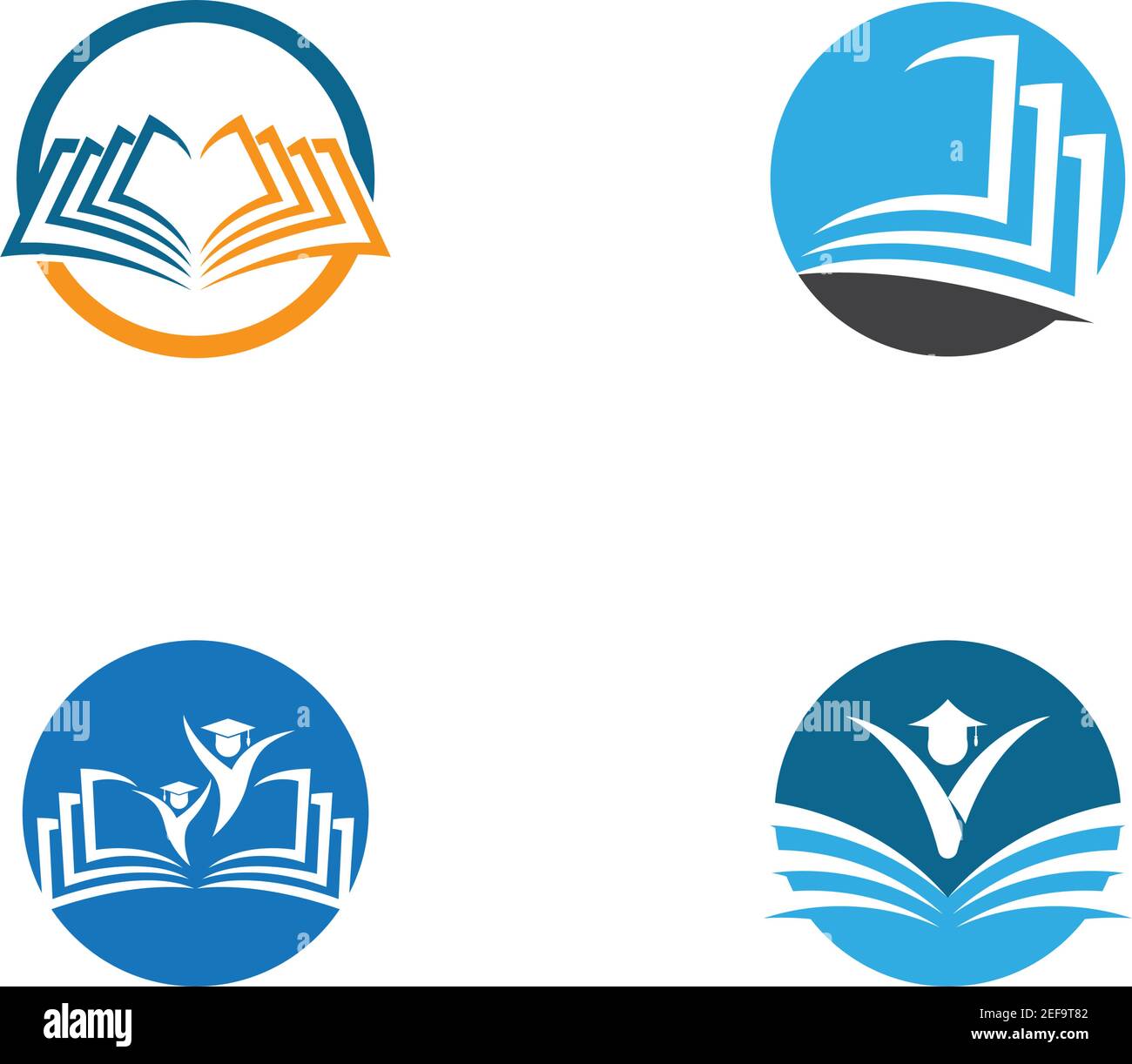 Book logo images illustration design Stock Vector