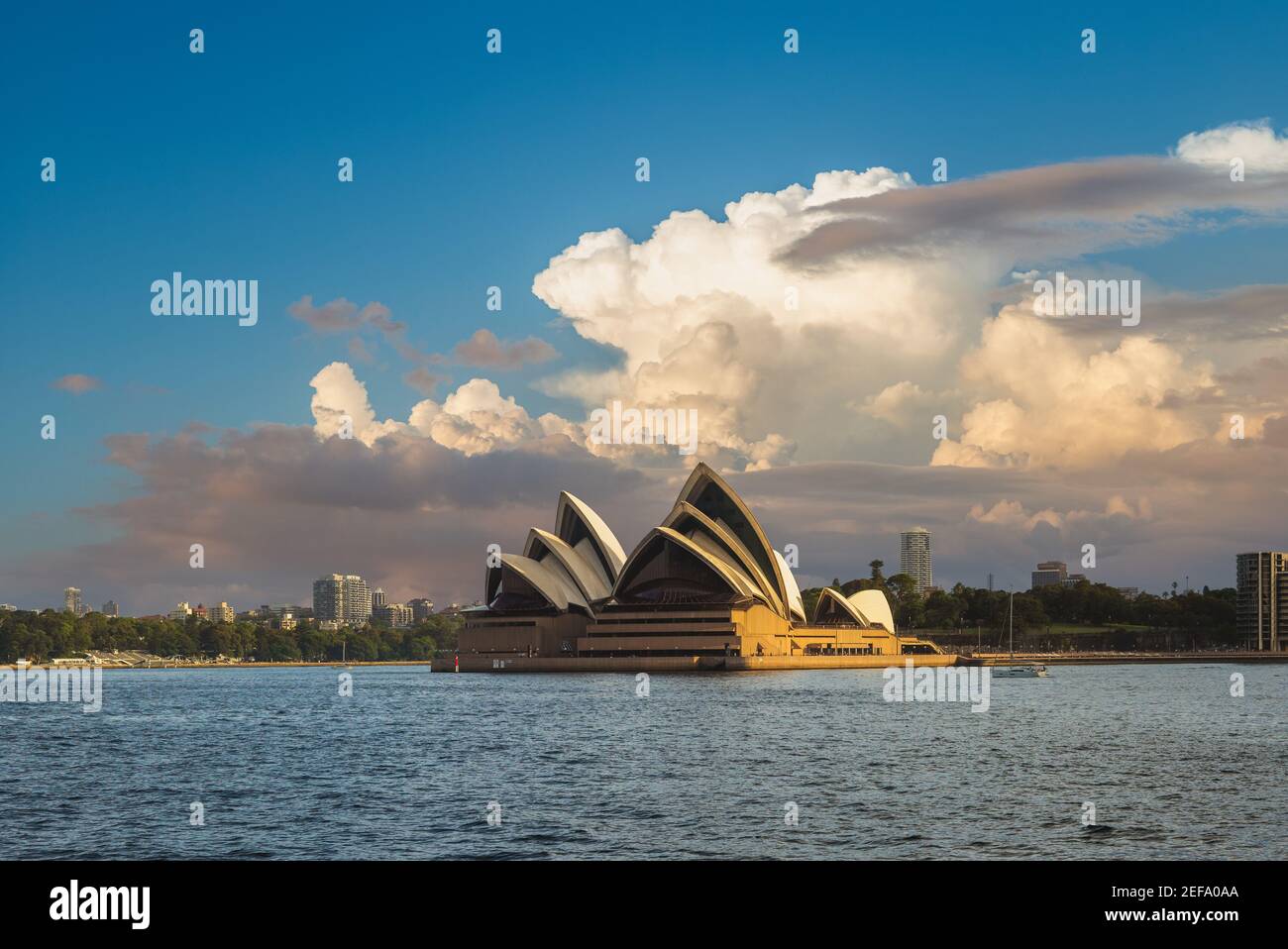 January 7, 2019: sydney opera house, a multi venue performing arts centre at Sydney Harbour located in Sydney, New South Wales, Australia. It became a Stock Photo