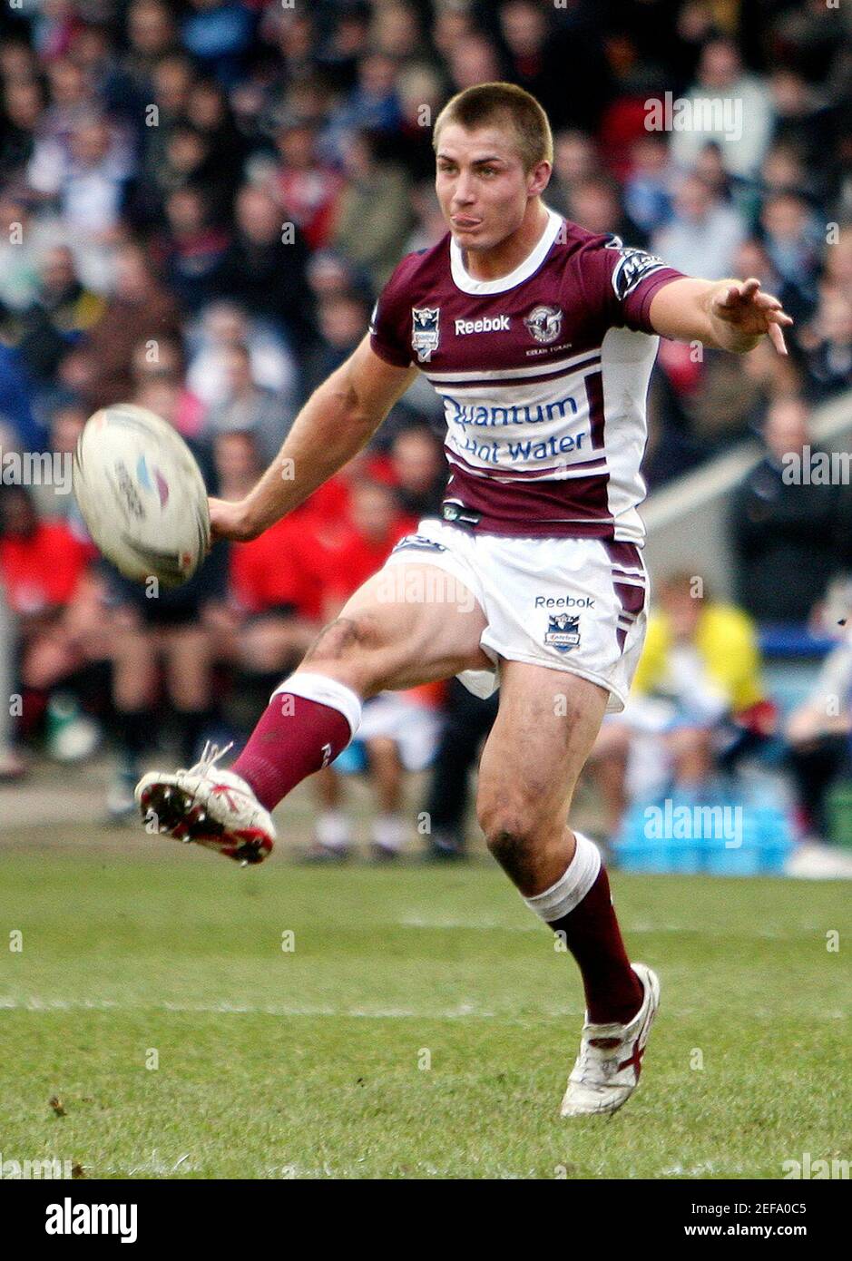 Rugby League Stock 22 2 09 Kieran Foran Manly Sea Eagles Mandatory Credit Action Images Paul Childs Stock Photo Alamy