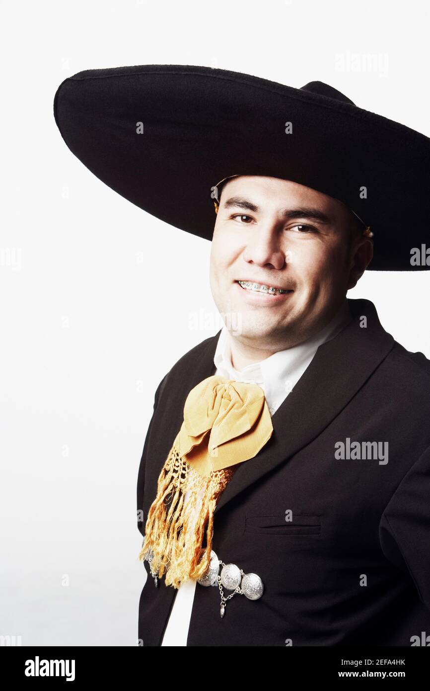 Portrait of a young man in traditional clothing Stock Photo - Alamy