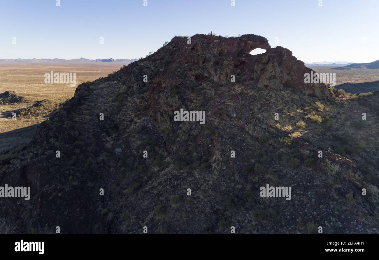 AGUILA, ARIZONA, UNITED STATES Feb 06, 2021 The view of the north