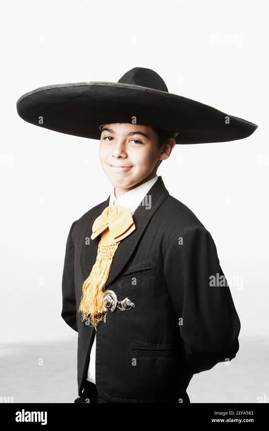 Portrait of a teenage boy in traditional clothing Stock Photo - Alamy