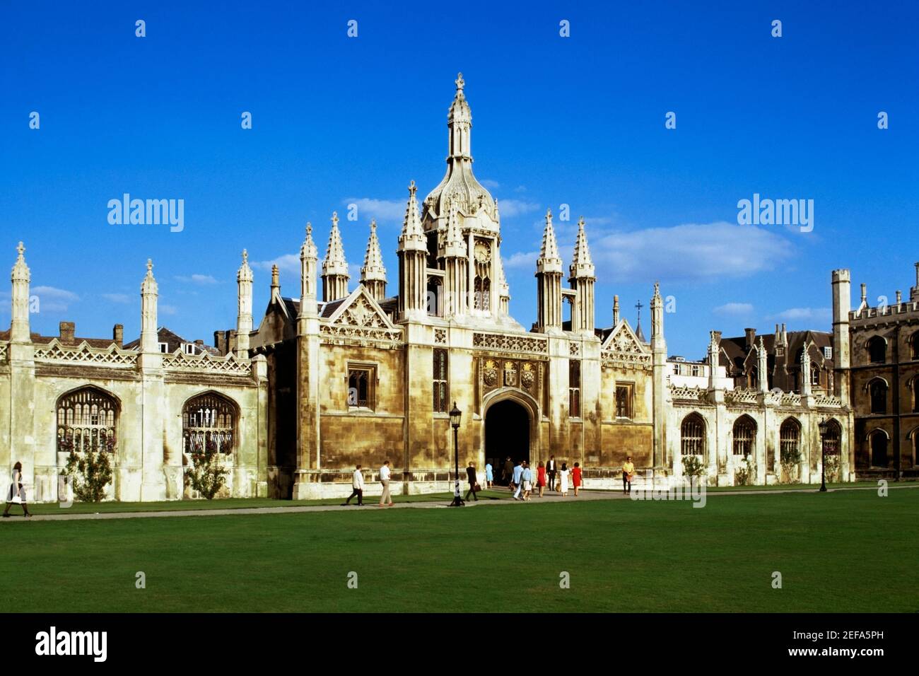 Striking view of Kings College, Cambridge, England Stock Photo Alamy