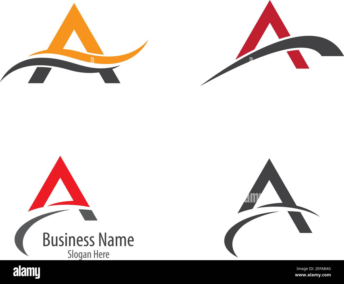 A letter logo vector icon illustration design Stock Vector Image & Art ...