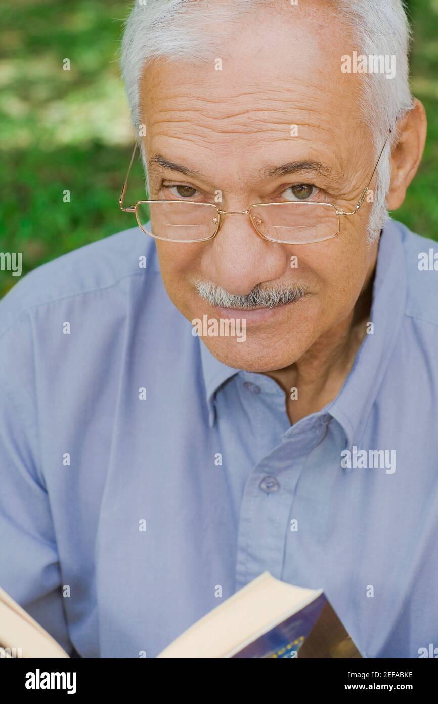 Portrait of a senior man smiling Stock Photo