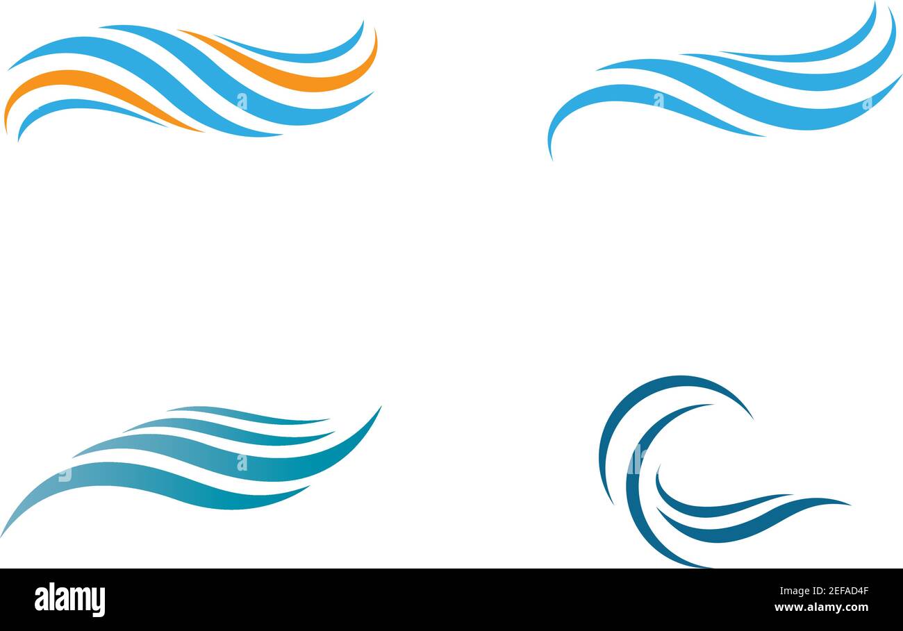 Water wave logo vector icon illustration design Stock Vector Image ...