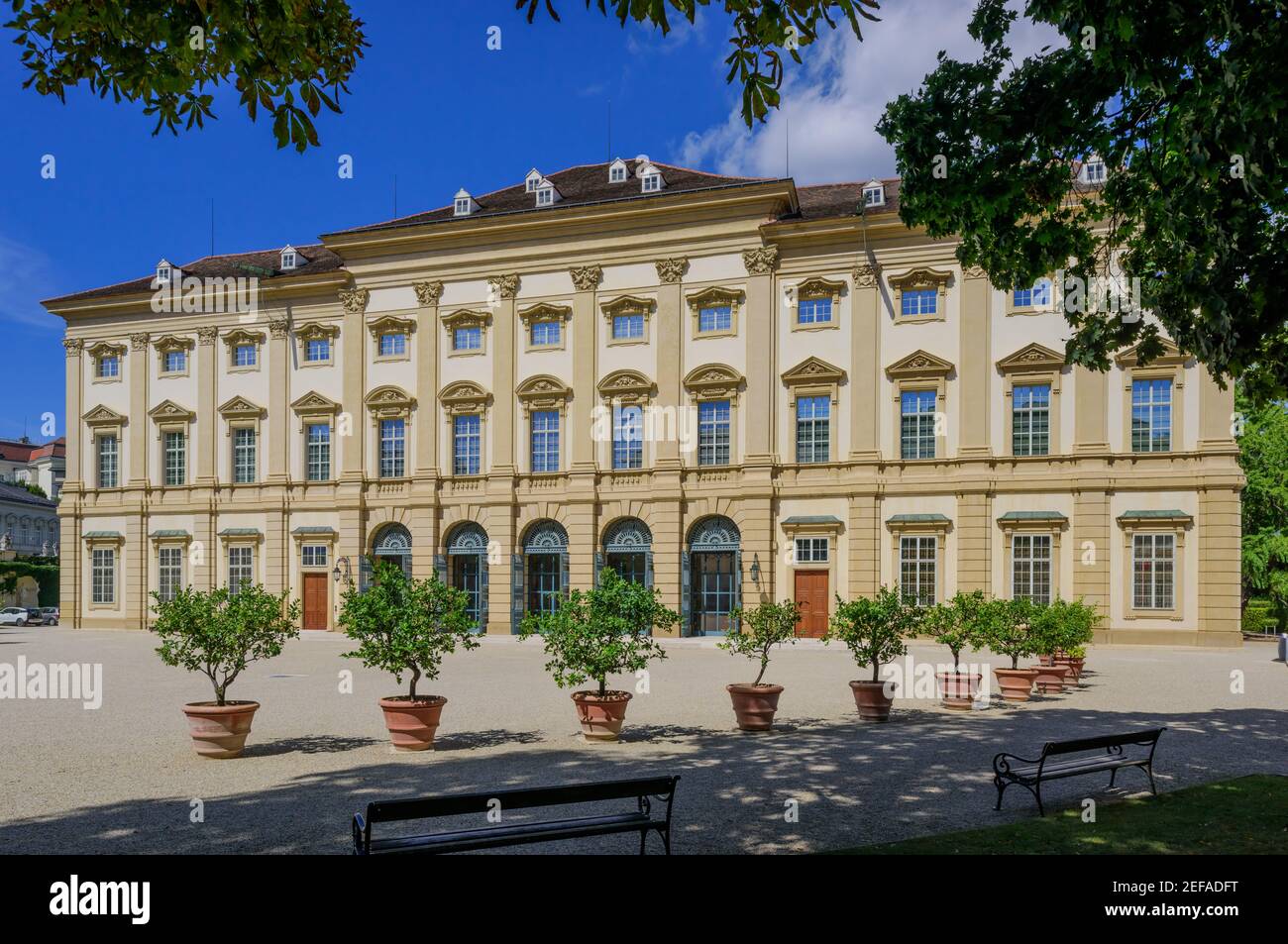 Wien, Palais Liechtenstein // Vienna, Liechtenstein Palace Stock Photo