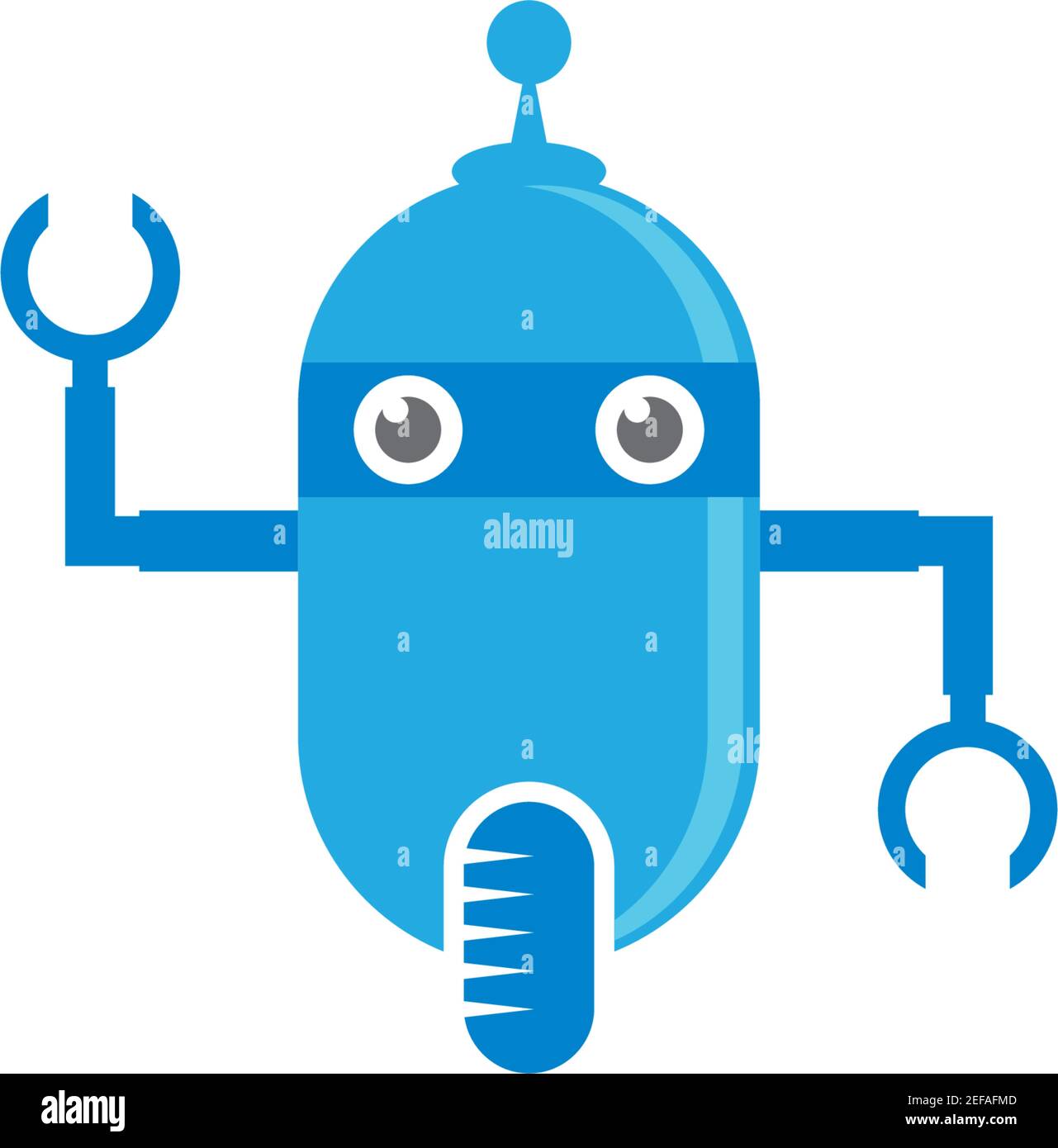 Robot logo template vector icon illustration design Stock Vector Image ...
