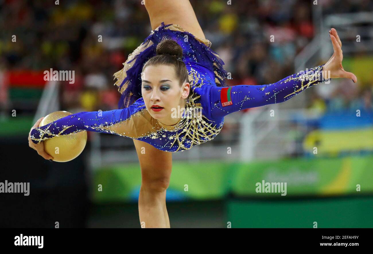 Rio Olympics Rhythmic Gymnastics High Resolution Stock Photography And Images Alamy