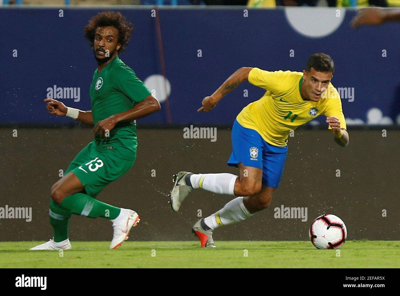 Soccer Football International Friendly Saudi Arabia v Brazil King