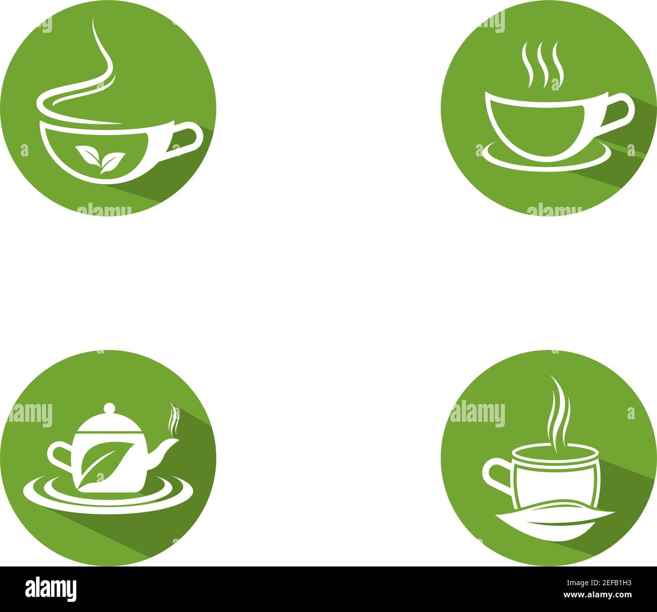 Tea cup logo template vector icon illustration design Stock Vector ...