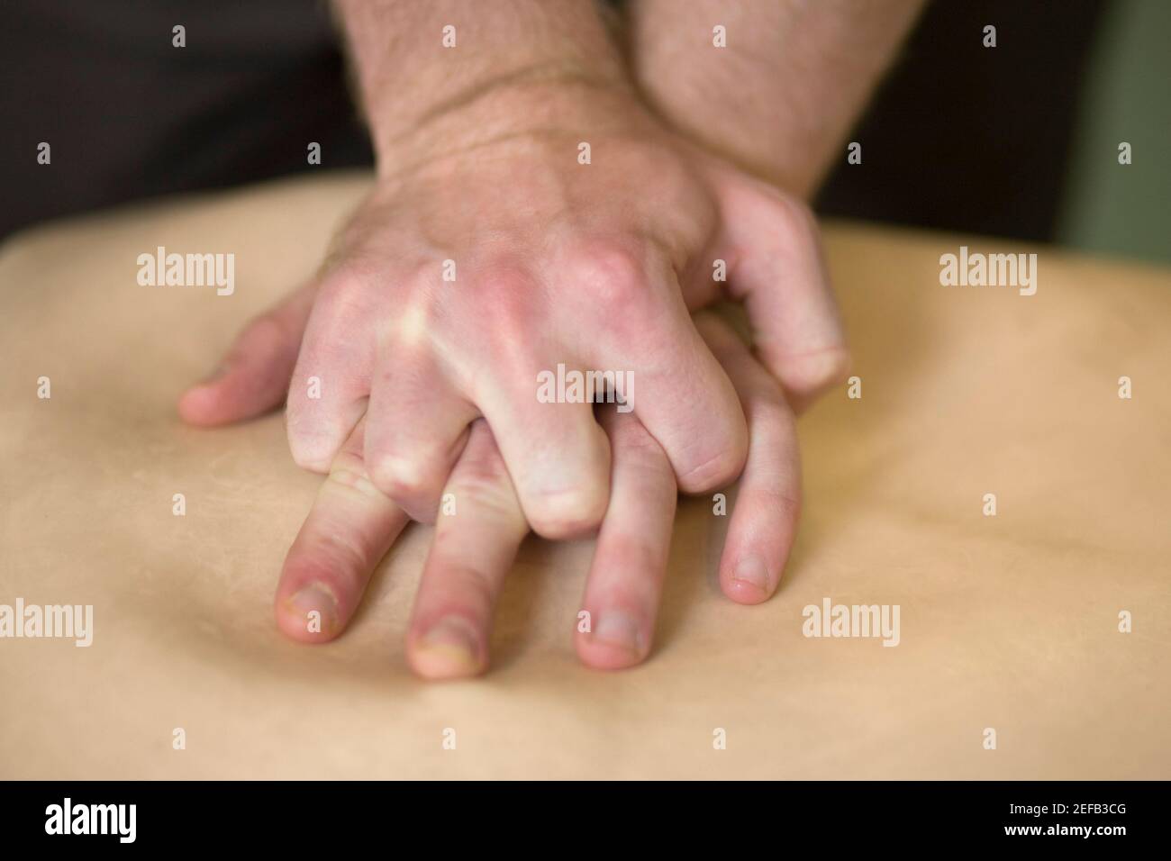 Medical students Leaning CPR Stock Photo