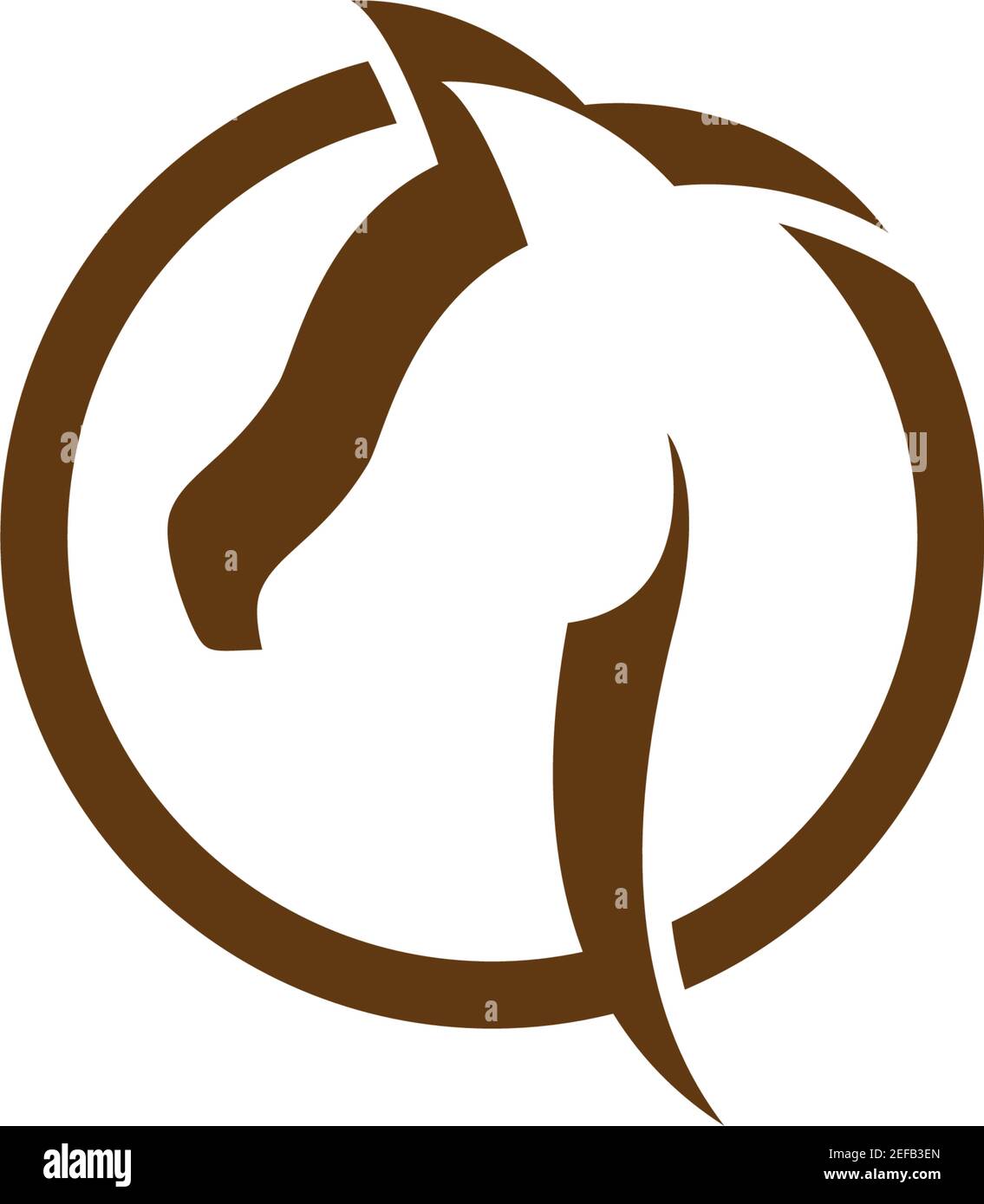Horse Logo Template Vector icon illustration design Stock Vector