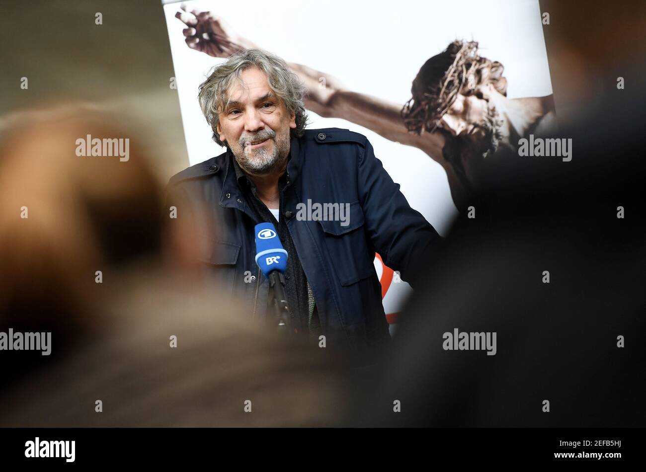 Oberammergau Germany 17th Feb 2021 The Director Of The Passion Play Christian Stuckl Speaks During A Press Conference On The Hair And Beard Decree For The Passion Play Which Has Been Postponed