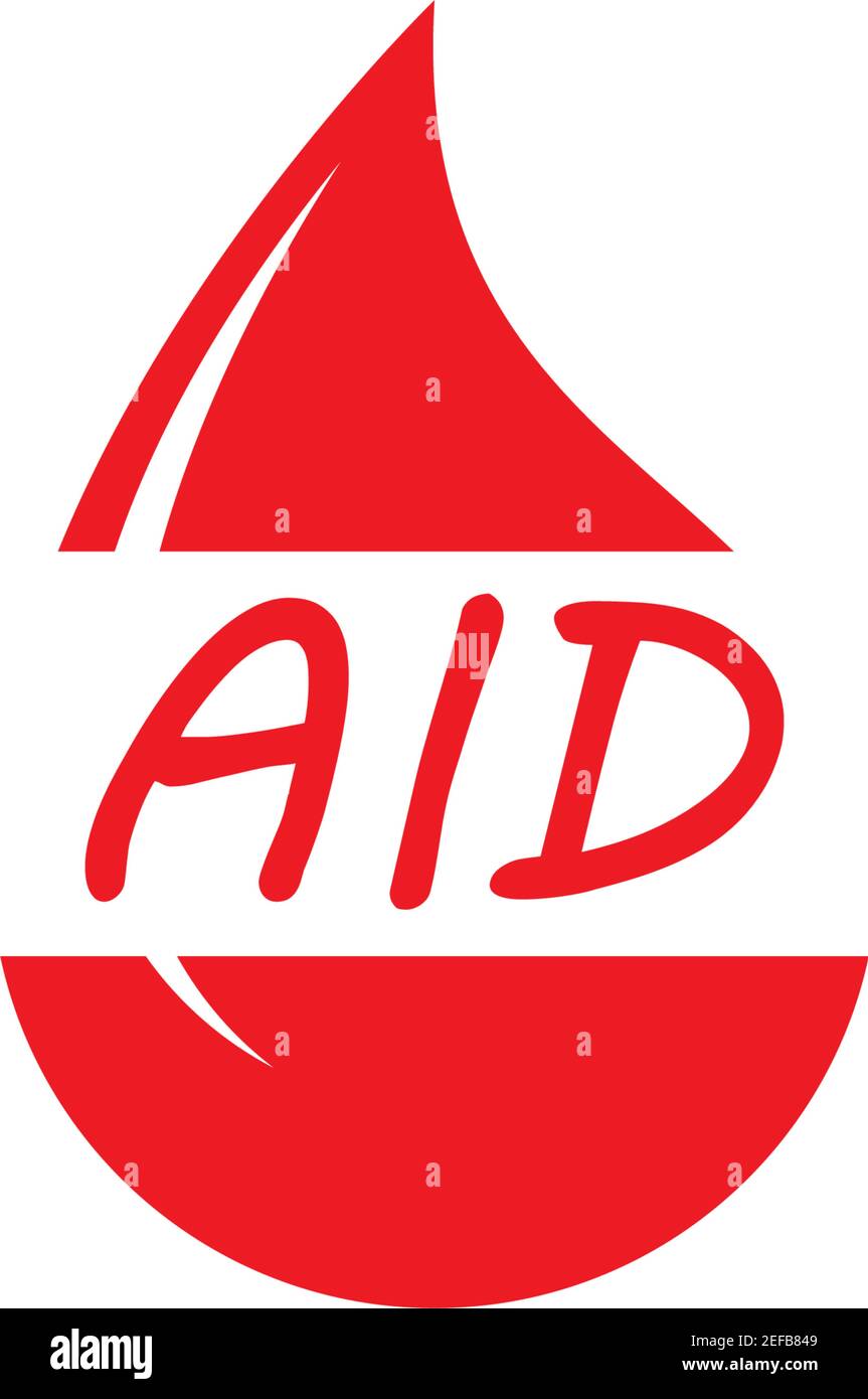 Blood logo template vector icon illustration design Stock Vector