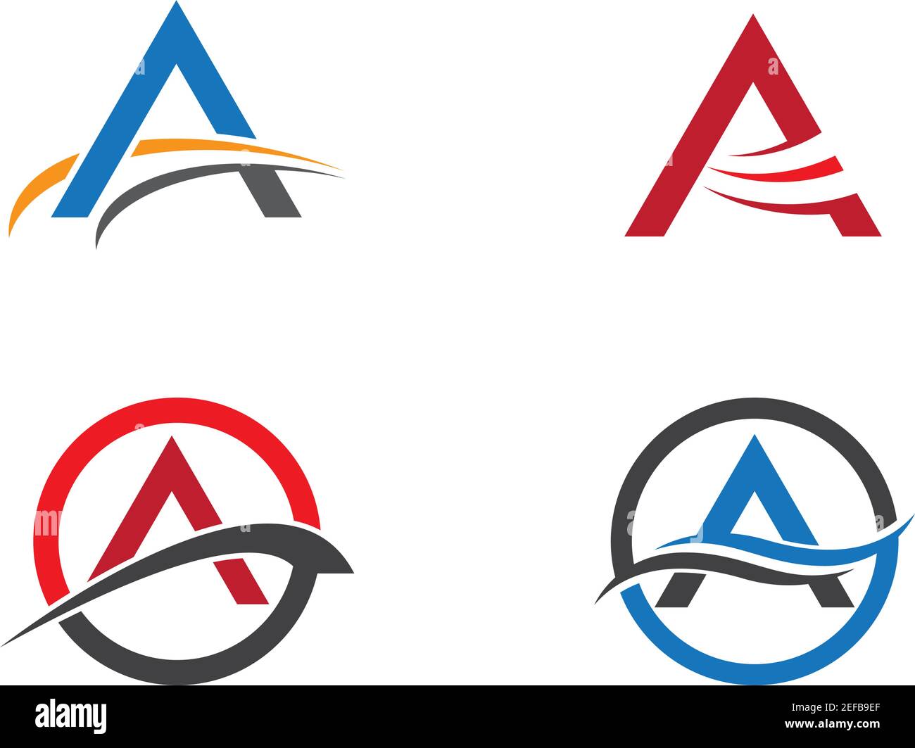 A letter logo vector icon illustration design Stock Vector Image & Art ...