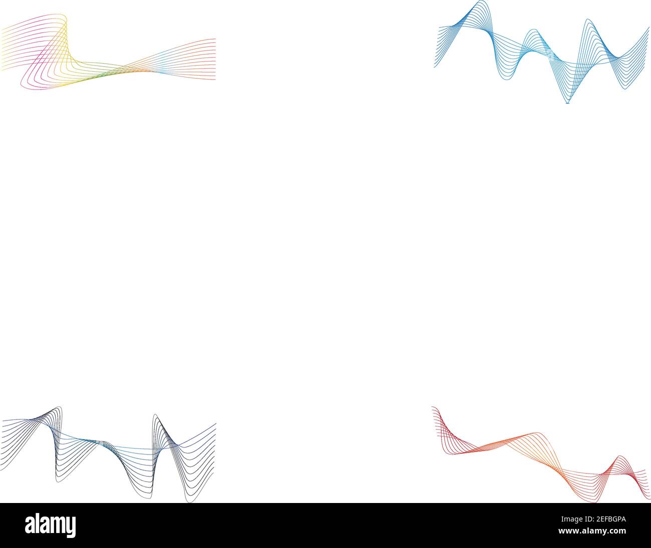 Colorful wave line illustration Stock Vector Image & Art - Alamy