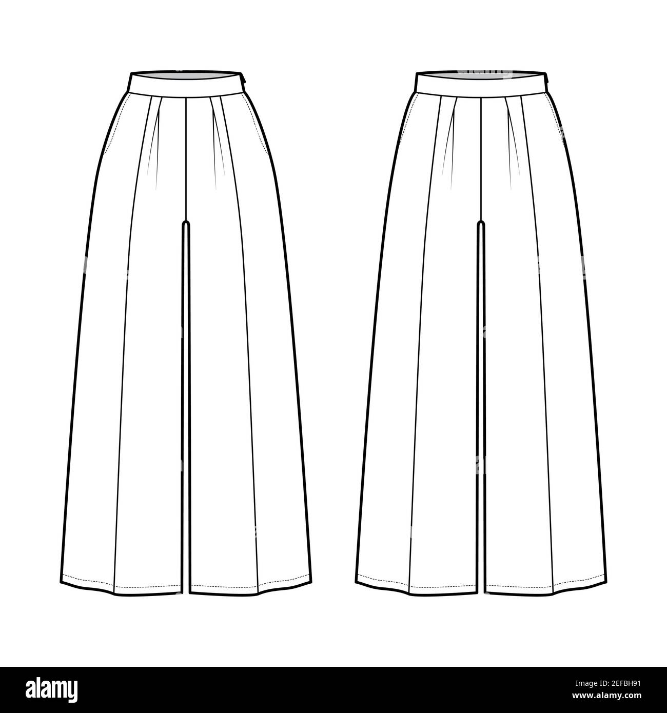Palazzo pants Cut Out Stock Images & Pictures - Alamy