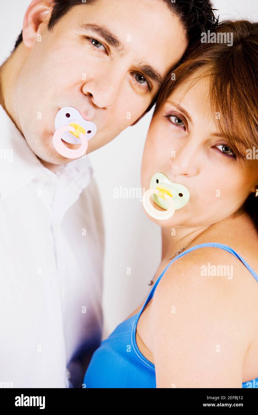 Pacifiers adult hi-res stock photography and images