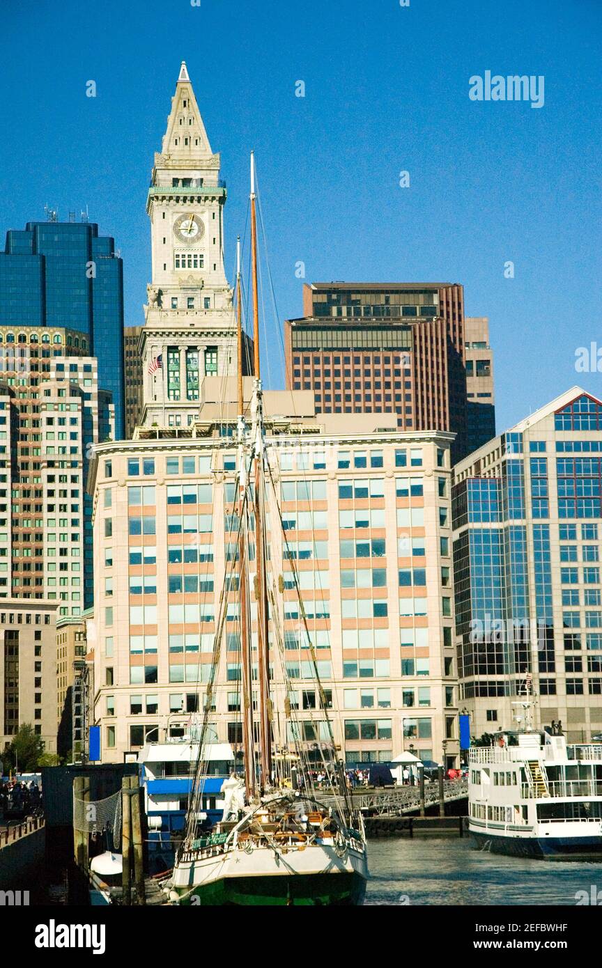 Clock building boston hi-res stock photography and images - Alamy