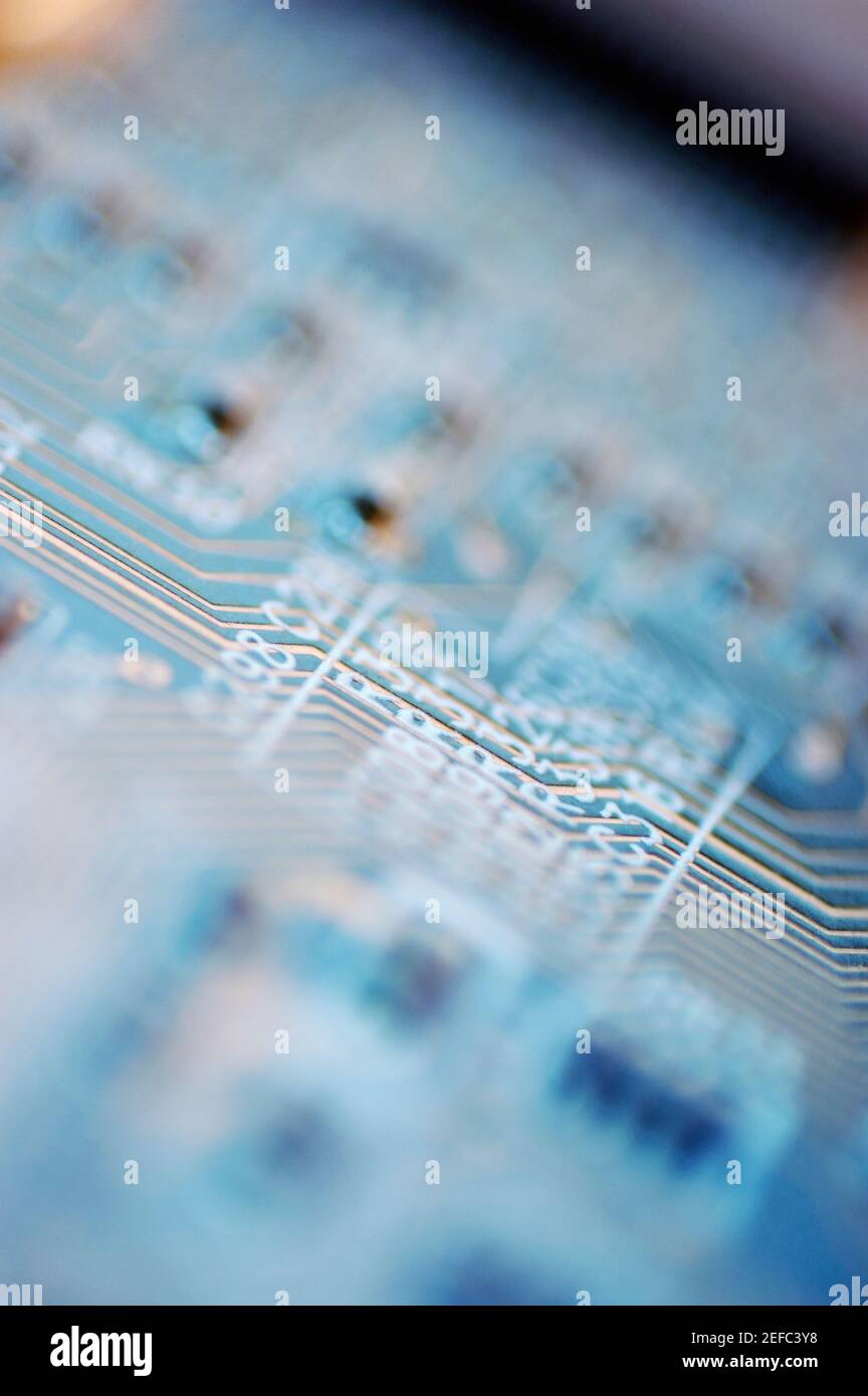 Bokeh electronic circuit close hi-res stock photography and images - Alamy