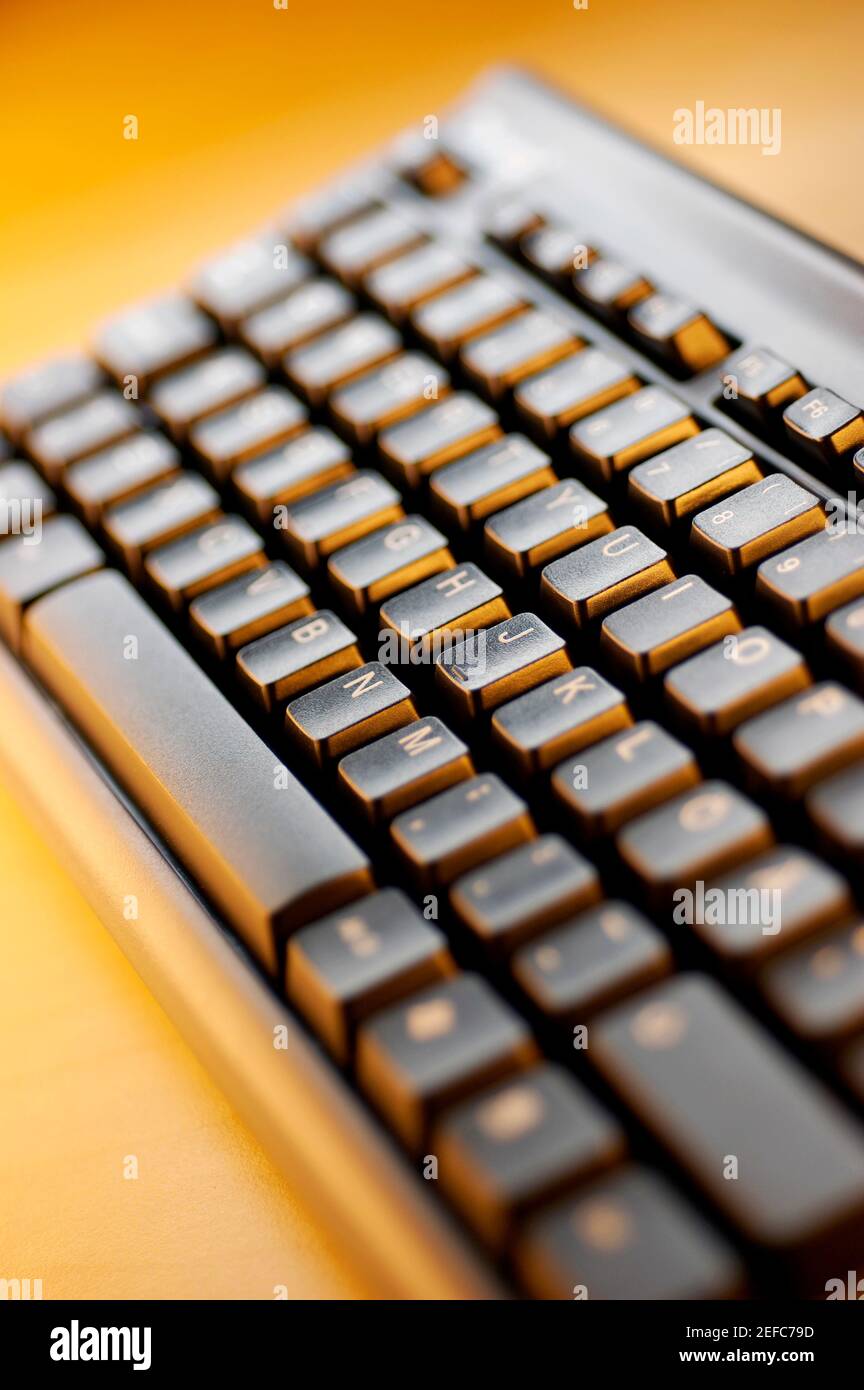 Close-up of a computer keyboard Stock Photo - Alamy