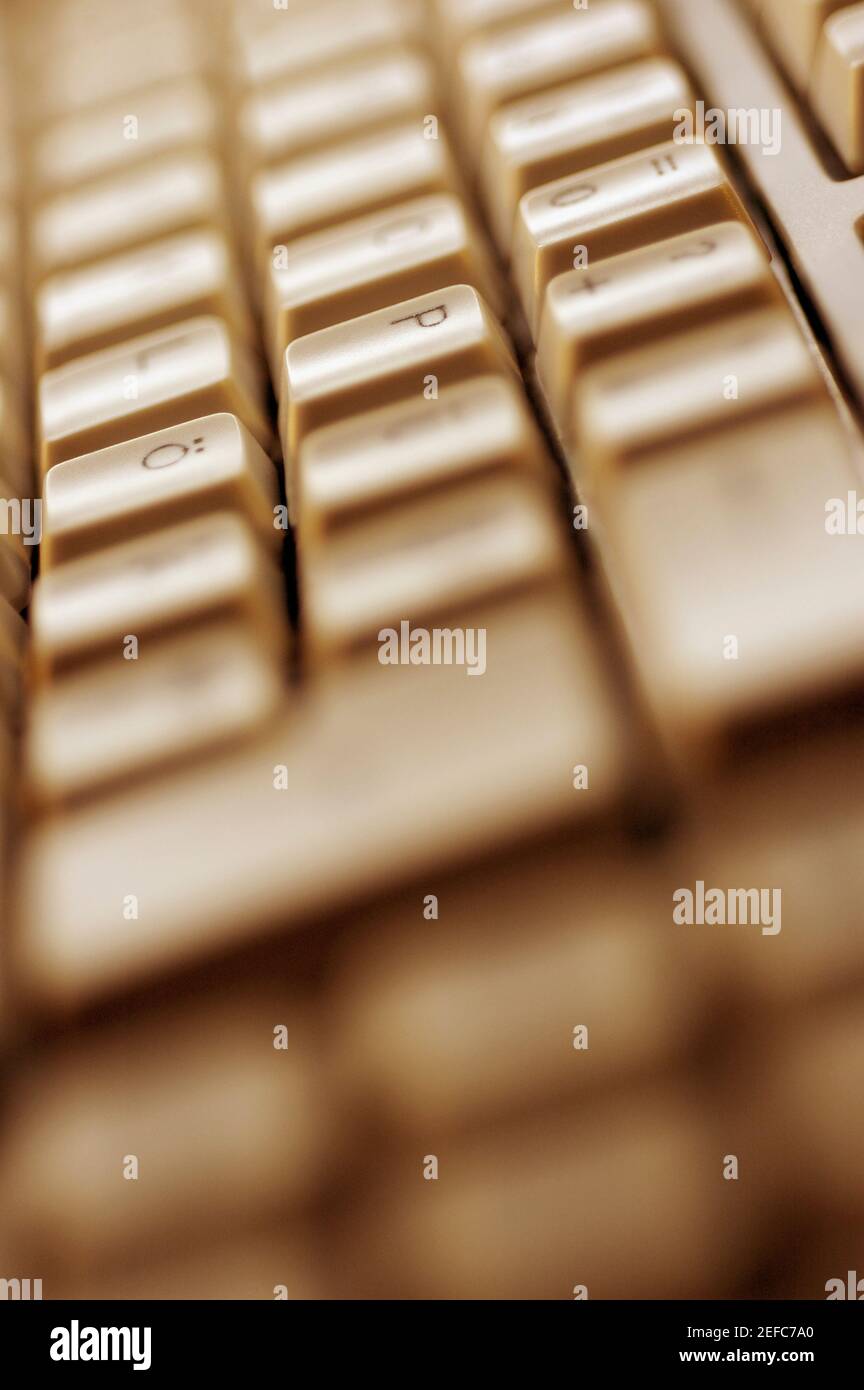Close-up of a computer keyboard Stock Photo - Alamy