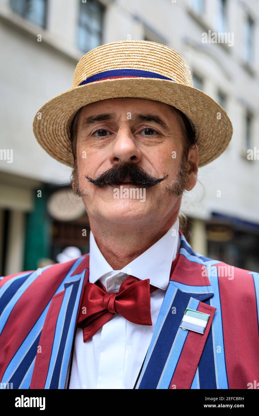Dapper British Chap at ' The Grand Flaneur' Chap Walk, Mayfair, London