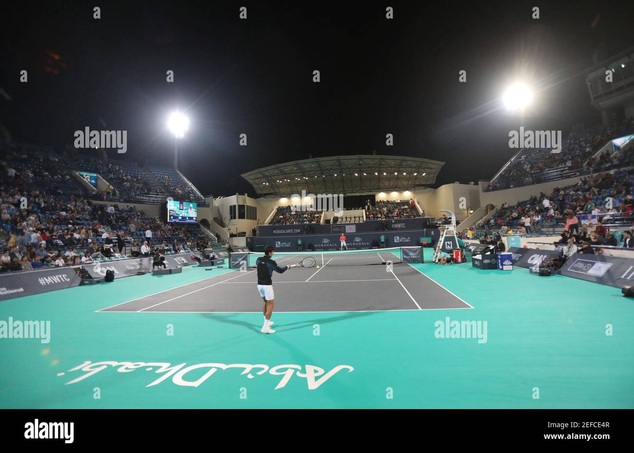 Tennis - Mubadala World Tennis Championship - Abu Dhabi, United Arab  Emirates - December 29, 2018 General view before the final REUTERS/Suhaib  Salem Stock Photo - Alamy