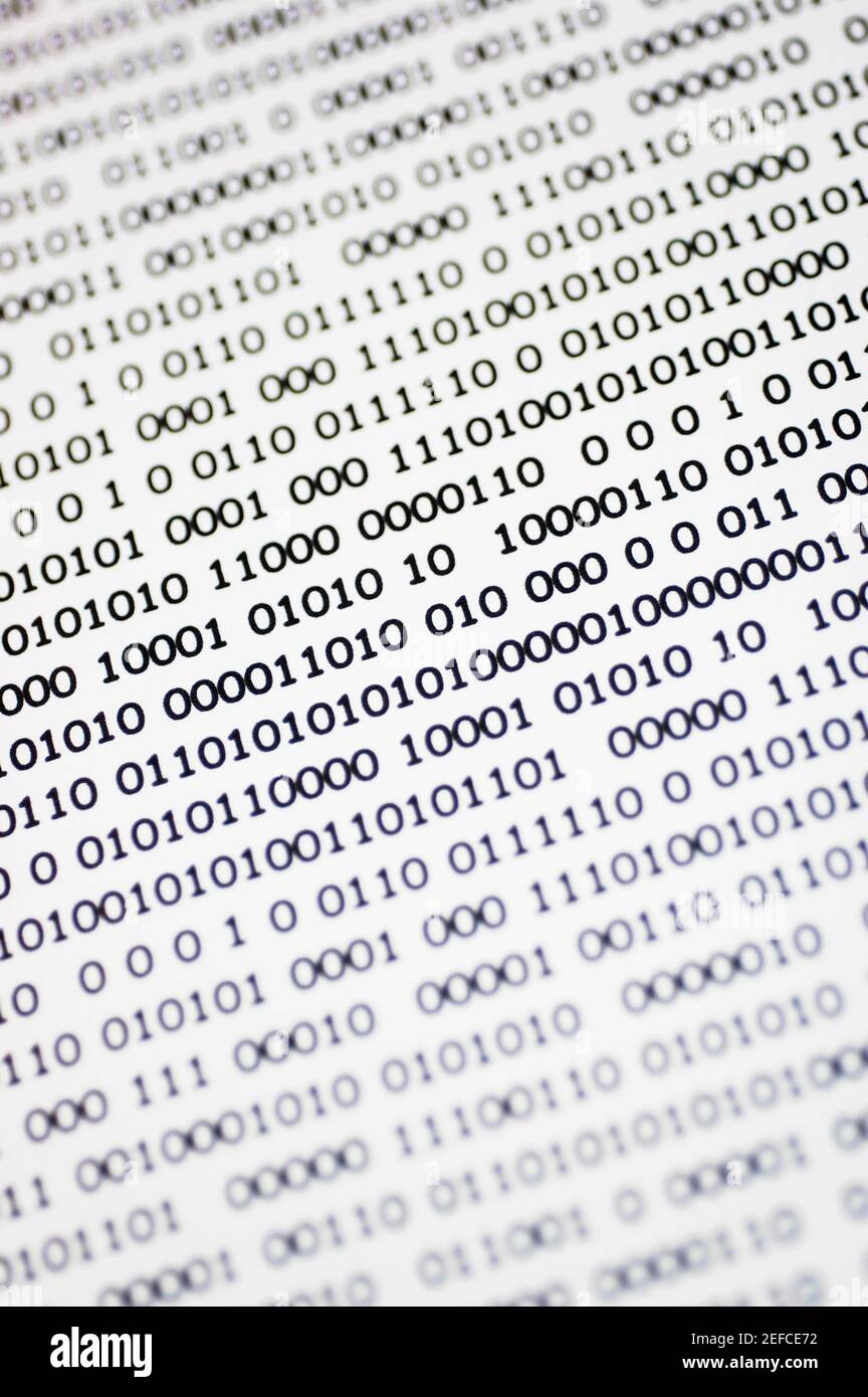 Binary digit hi-res stock photography and images - Alamy