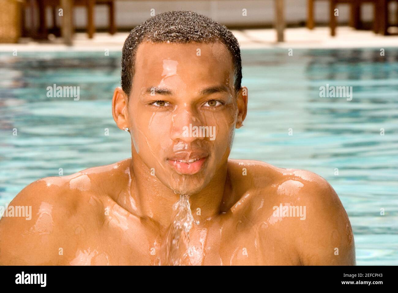 Man in a swimming pool hi-res stock photography and images - Alamy