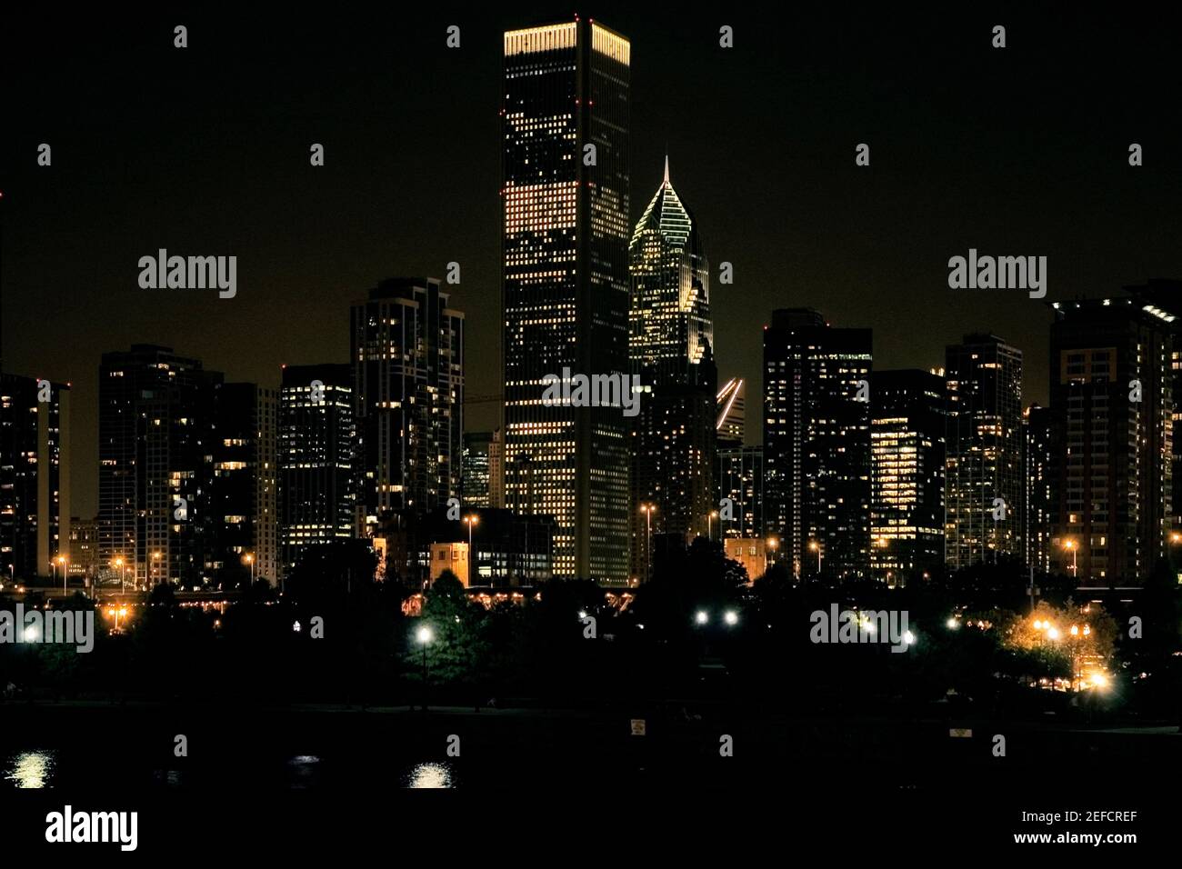 Chicago Town Night High Resolution Stock Photography and Images - Alamy