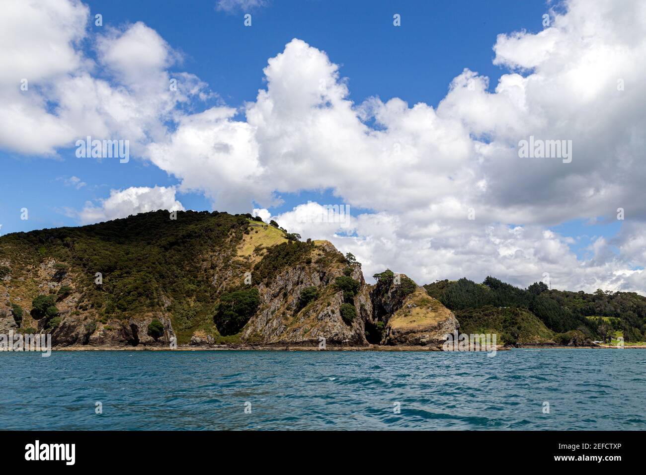 Bay of Islands in New Zealand Stock Photo