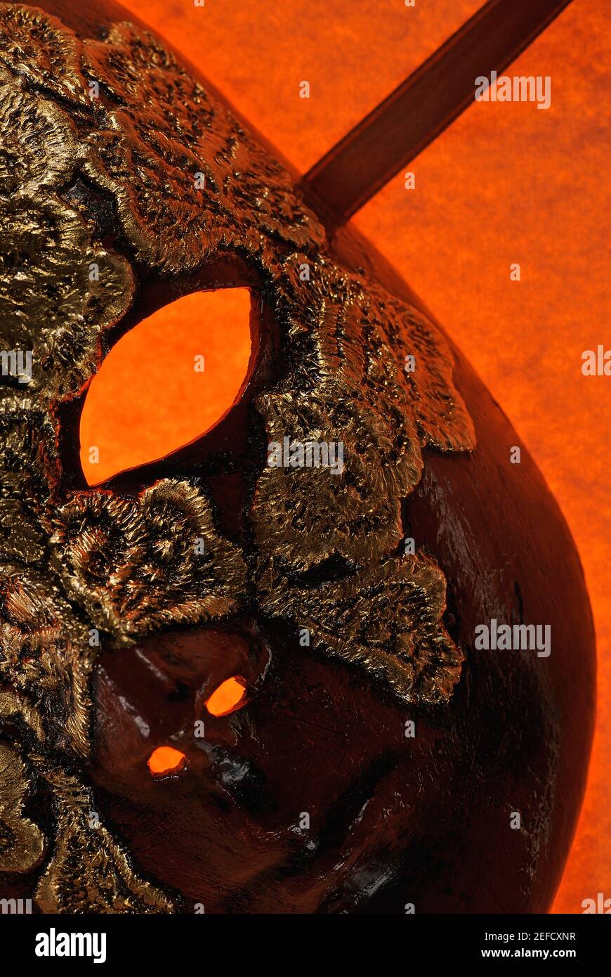 Close up face golden mask hi-res stock photography and images - Alamy