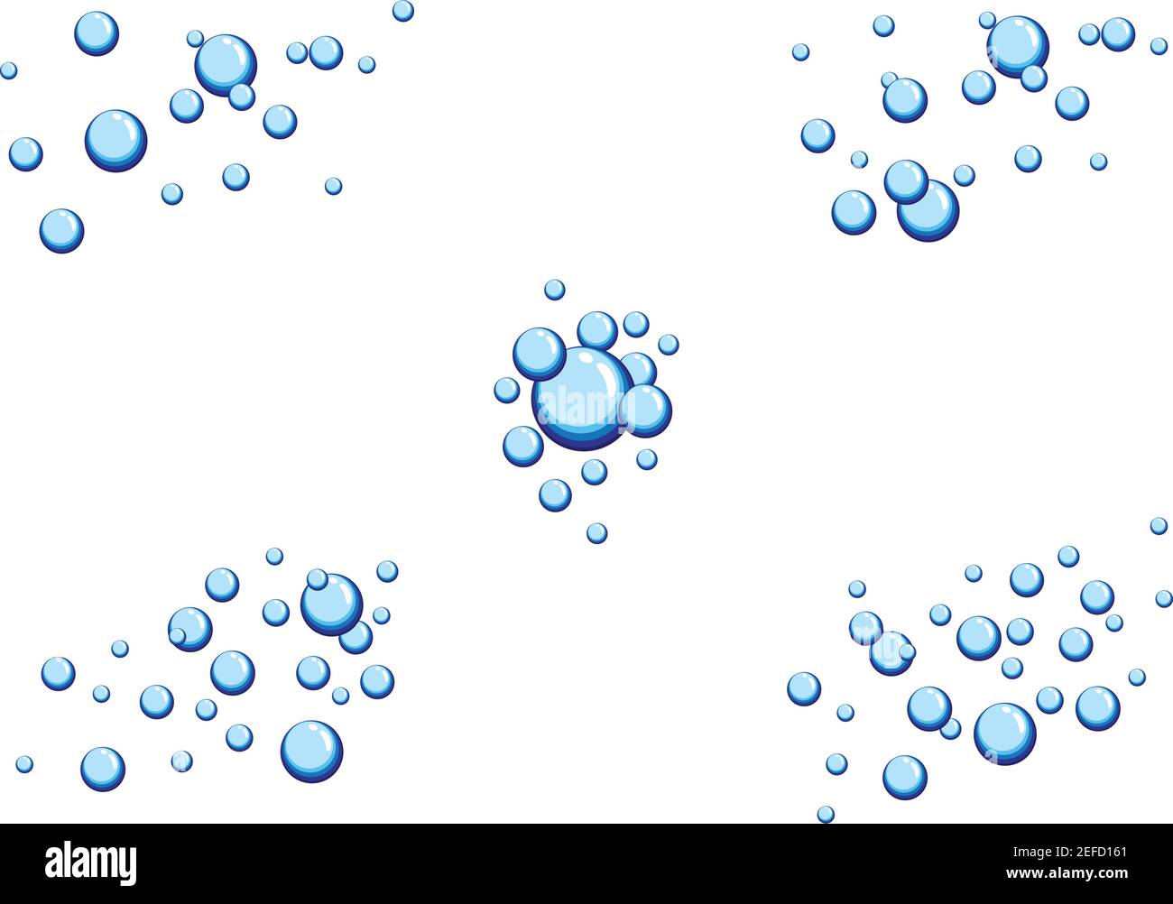 Bubbles water vector icon illustration Stock Vector
