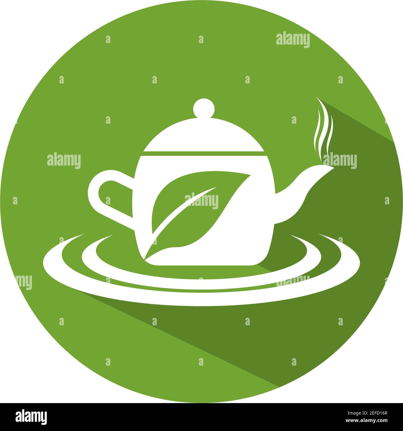 Tea cup logo template vector icon illustration design Stock Vector